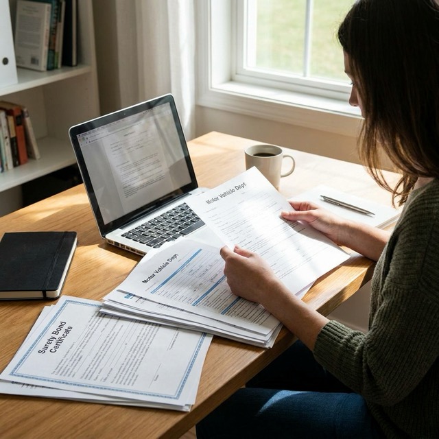 bonded title process Illinois - steps to obtain replacement title