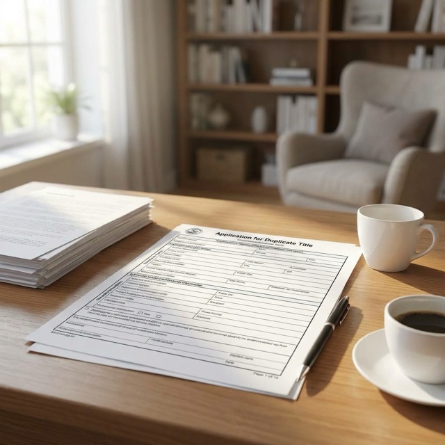 duplicate title application Illinois - DMV form and timeline