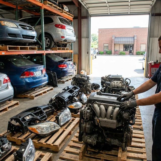 wrecked vehicle parts recovery Florida - salvageable components from damaged cars